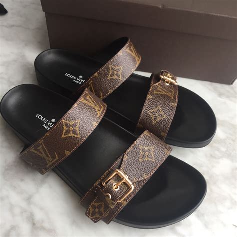 designer slippers louis vuitton|louis vuitton slippers female.